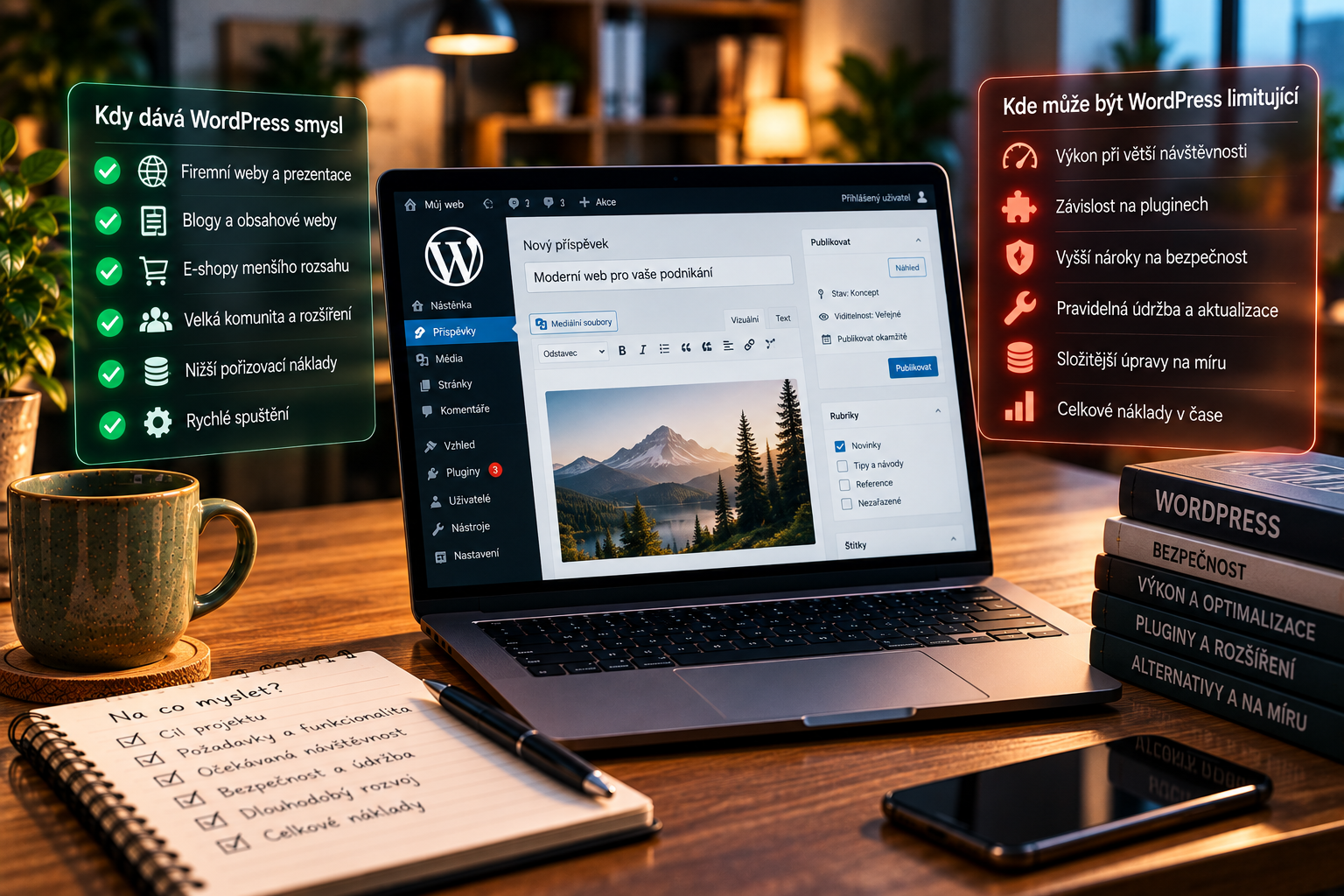 Používáte WordPress? A proč jej my běžně nenabízíme